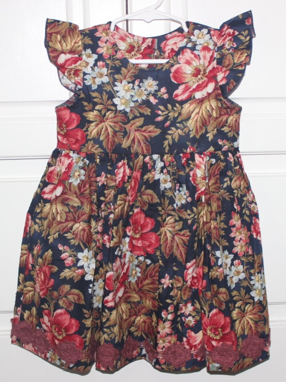 NEW Girls Matilda Jane Platinum Charming Melsa Dress Fall Floral Vintage size 4